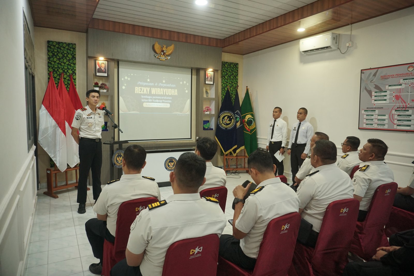 Haru dan Hangat, Lapas Tanjungpandan Lepas Rezky Wirayudha ke Lapas Narkotika Pangkalpinang
